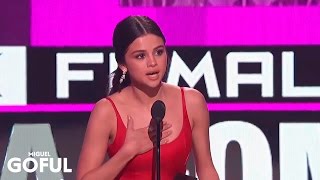 Selena Gomez - Accepting the AMAs for Favorite Female Artist- Pop/Rock