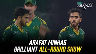 Arafat Minhas Brilliant All-Round Show | Islamabad United vs Multan Sultans | M 4 | PSL 11 | MZB1U