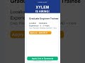 Xylem | Graduate Engineer Trainee | Off Campus 2026 | Apply Now | Vadodara