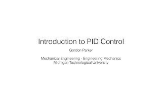 Introduction to PID Control