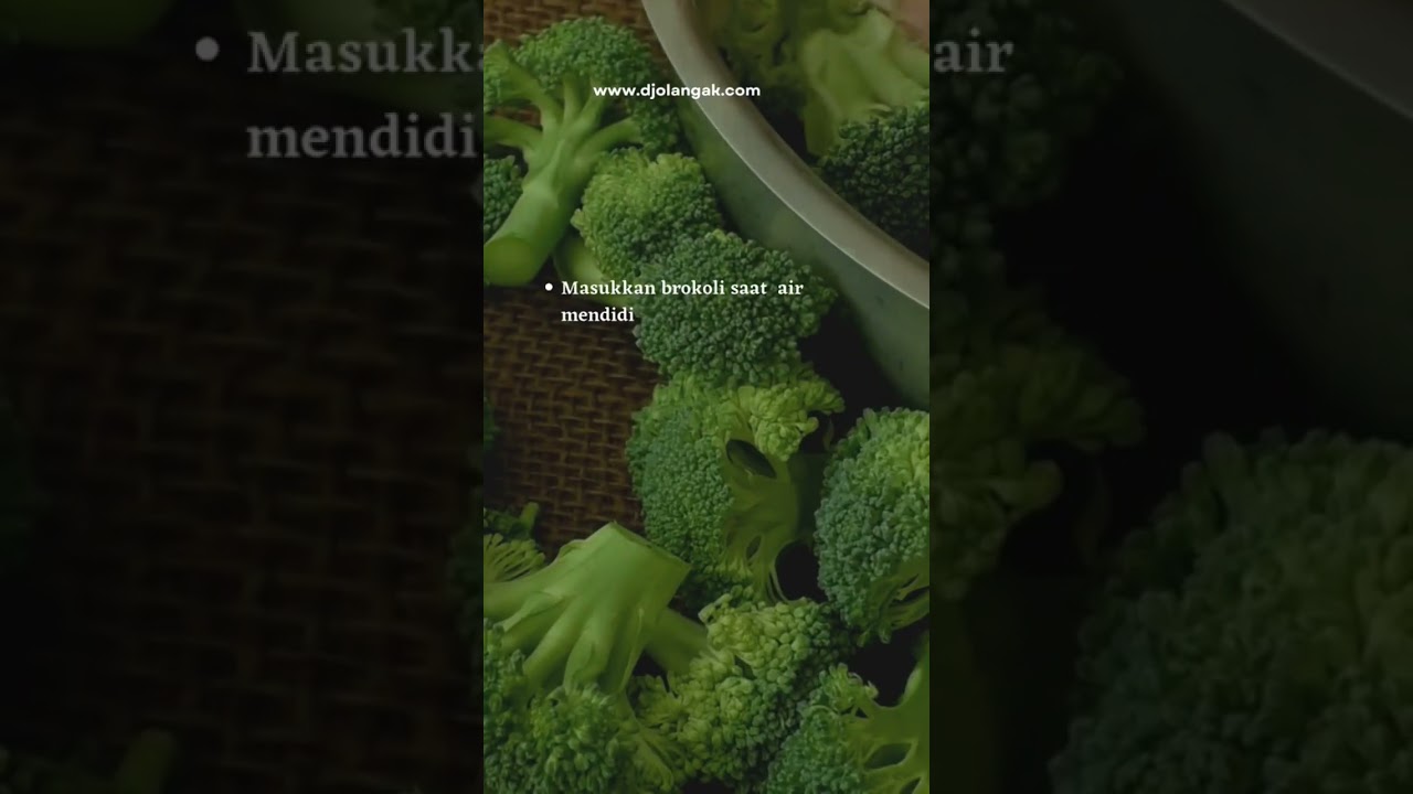 tips merebus brokoli agar tetap hijau 