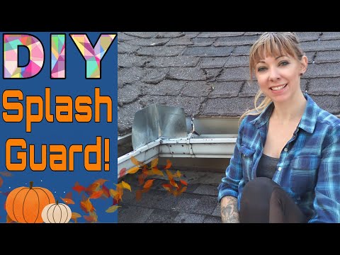Fix An Overflowing Gutter Corner | DIY Splash Guard | Honest Home Repair