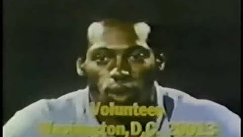1972 Advertising Council PSA - National Center for Voluntary Action - Floyd Little