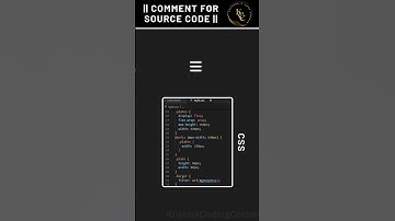 Hamburger Menu || HTML CSS || #shorts #htmlcss #hamburg #webdesign #coding