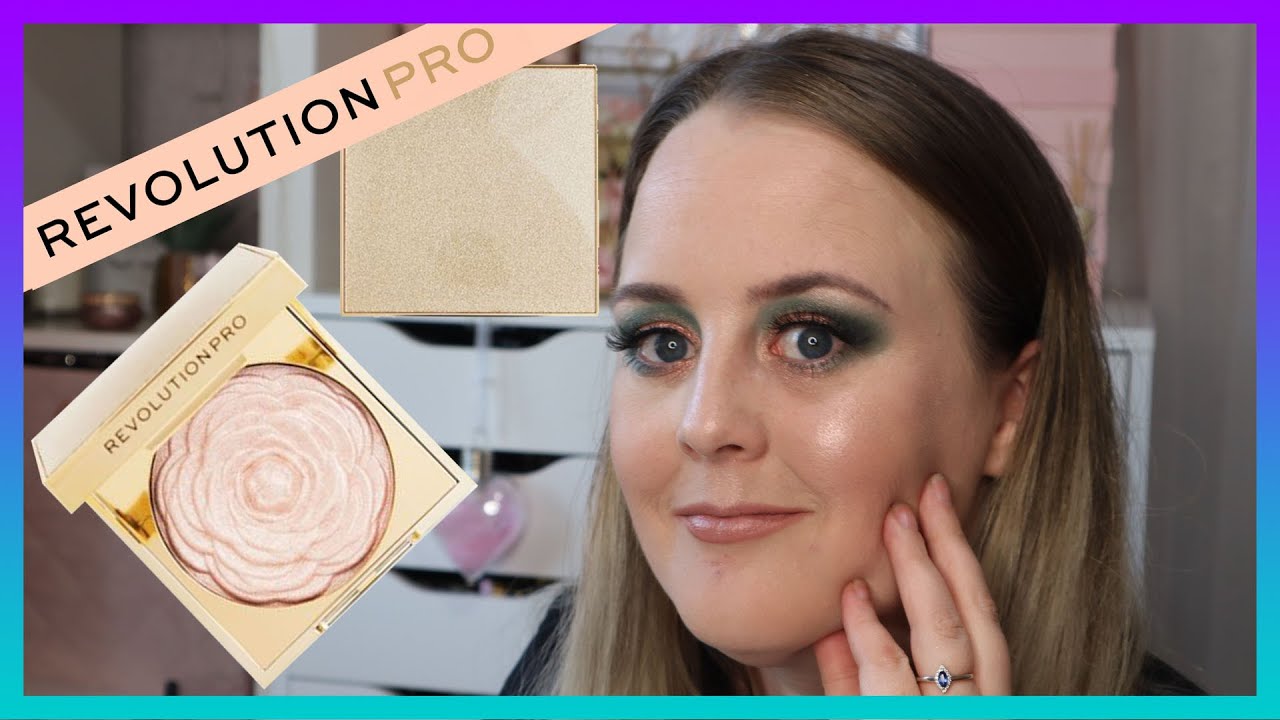 Revolution Pro Luster Highlighter White Rose Full Review Testing