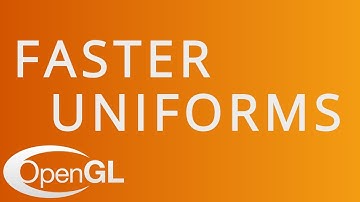How to make your UNIFORMS FASTER in OpenGL
