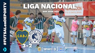 Boca Juniors 3-2 Jockey Club (Rosario) | RESUMEN - Liga Nacional de Futsal San Juan 2021