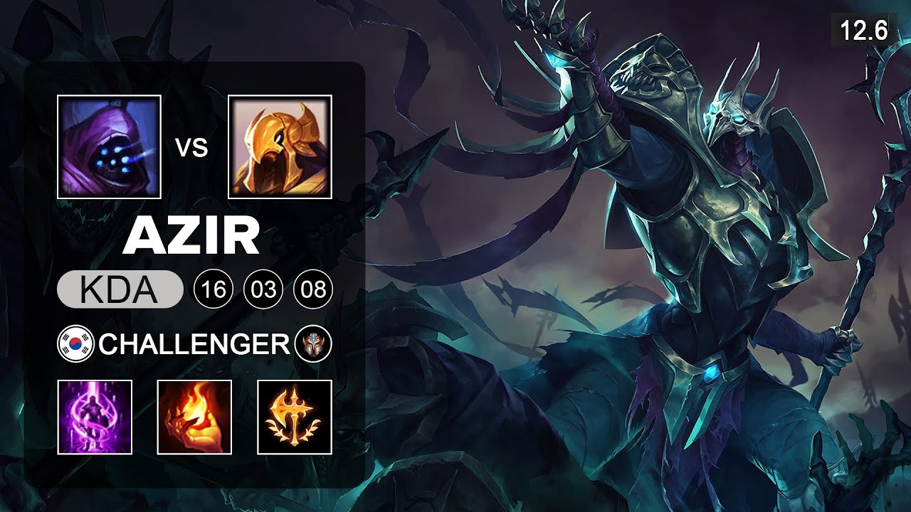 Azir vs Jax Top - KR Challenger - Patch 12.6 Season 12