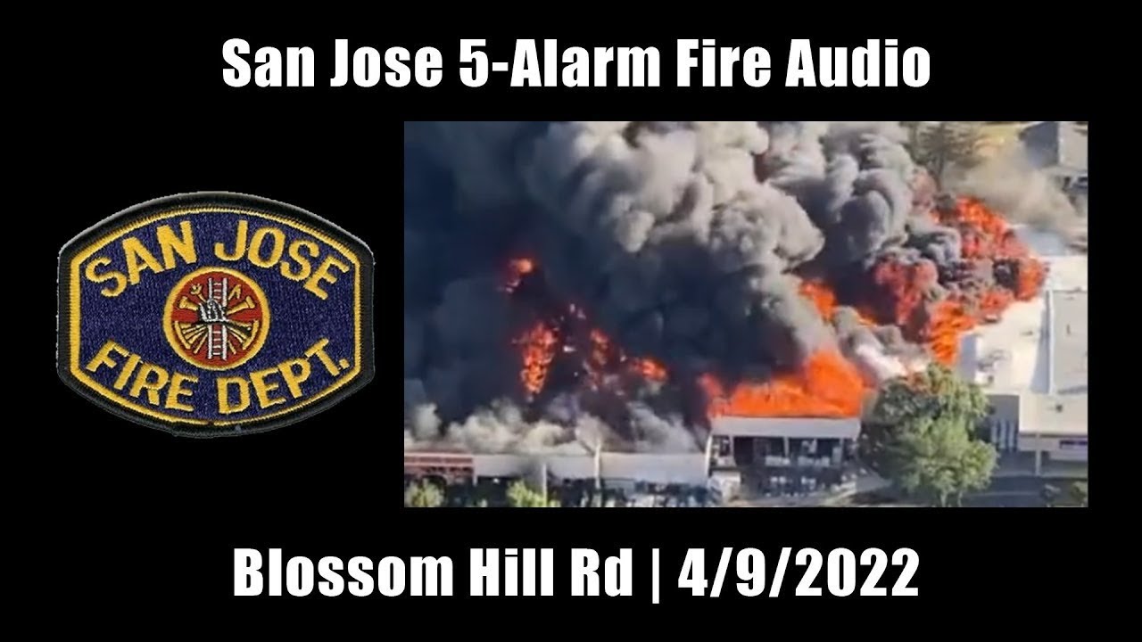 San Jose 5-Alarm Home Depot Fire Audio 4/9/2022 [California]