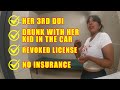 Felony DUI for Driving Drunk with Her Child in the Car