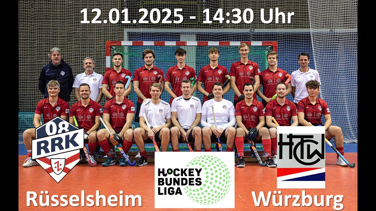 2. Bundesliga Hockey - Herren - Halle - Gruppe Süd - Rüsselsheimer RK vs. HTC Würzburg