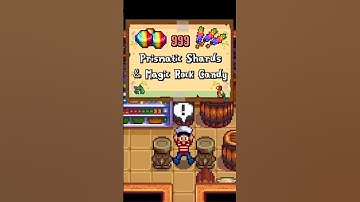 I Collected 999 Prismatic Shards & 999 Magic Rock Candy #stardew #stardewvalley