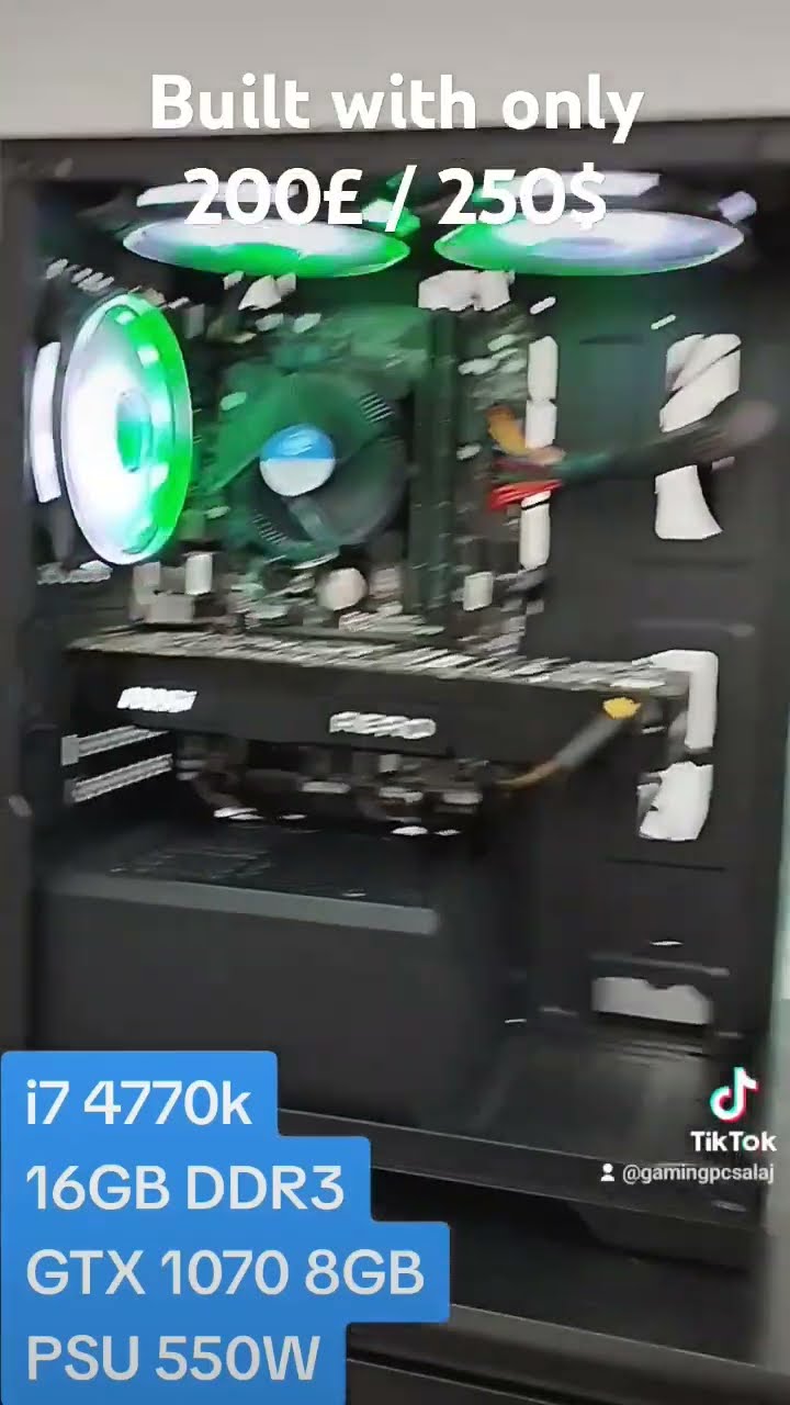 Flipping PC In The UK Budget Gaming PC Under 250 200 Gamingrig Oar2 