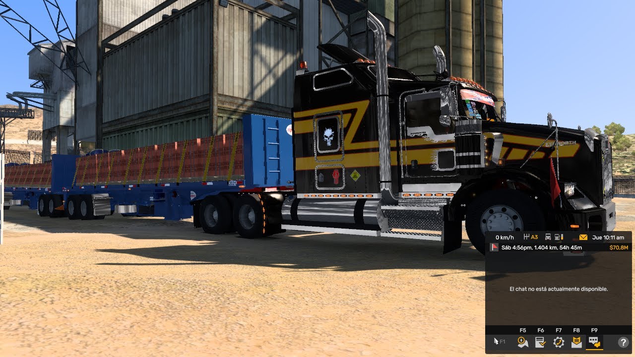Kenworth t660 transportamos pollos mapa mexico ats 1 50 youtube