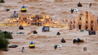 Disaster in Europe: Milan flooded after heavy rains in Italy screenshot 3