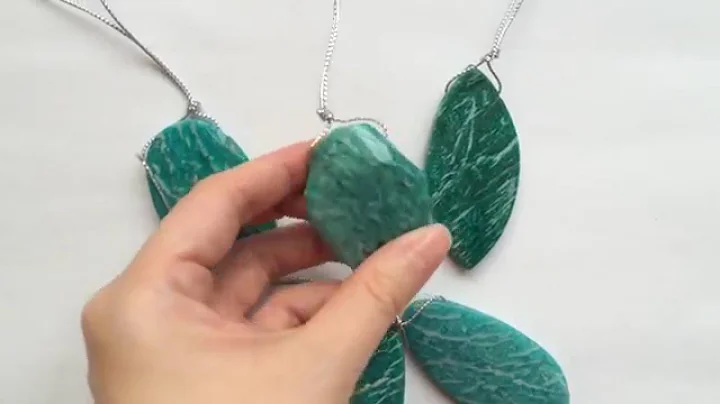 Russian Amazonite Pendants L4767