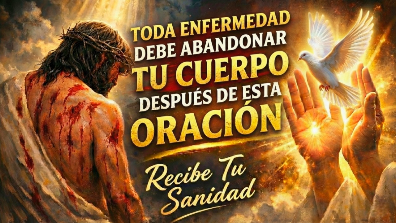 Por sus LLAGAS fui SANADO | ¡5 MINUTOS! de esta oración y las ENFERMEDADES deben ABANDONAR tu CUERPO