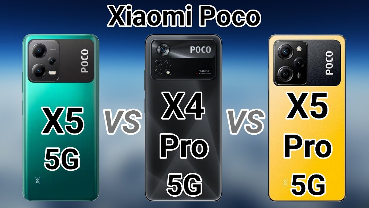 Comparativa POCO X4 Pro vs POCO X5 vs POCO X5 Pro