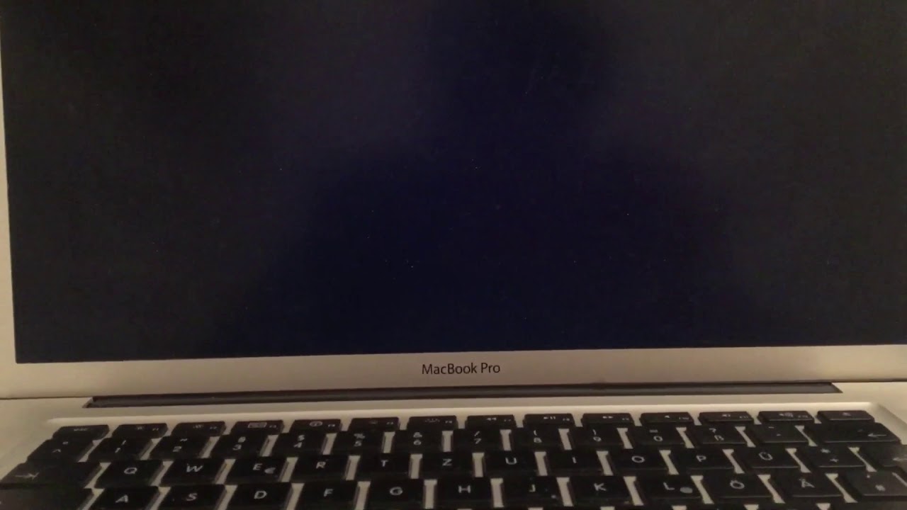 2008 macbook pro black screen fix