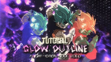 GLOW OUTLINE EFFECT IN AFTER MOTION Z + NODE VIDEO | SMOOTH MANGA EDIT TUTORIAL