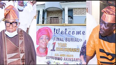 Checkout Mc Oluomo's House As Jide Kosoko, Ogogo, Oluwo Of Iwo Storms His Mom Final Burial.