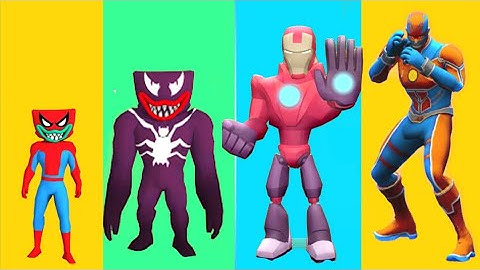 Merge Master Super Hero Max Level Gameplay (Android, iOS Gameplay)