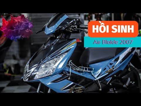 Video Hồi Sinh Air Blade 2007 Từ Xăng Cơ Thành Phiên Bản FI... - youtube