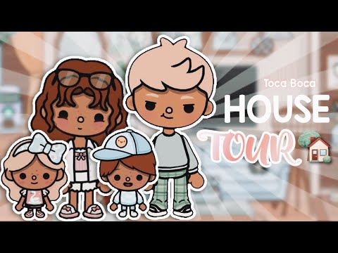 Family house tour 🏡💕 || *with voice || Toca boca