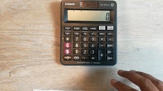 how to find out the cost of product on calculator easy way