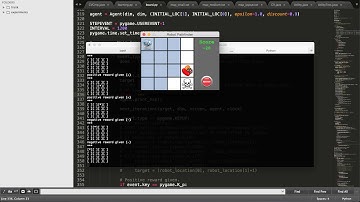 Reinforcement Learning based Pathfinder (small map)
