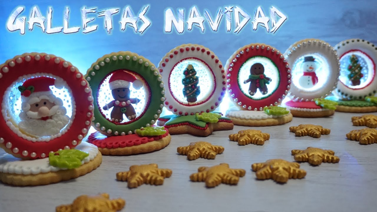 Galletas NAVIDEÑAS decoradas / ISOMALT / El Rincón de Belén