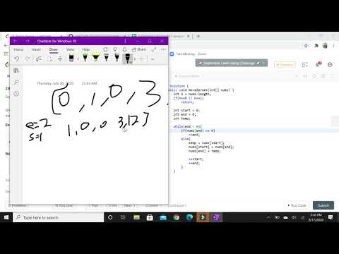 Leetcode#283 - Move Zeroes in Java (Balochi)