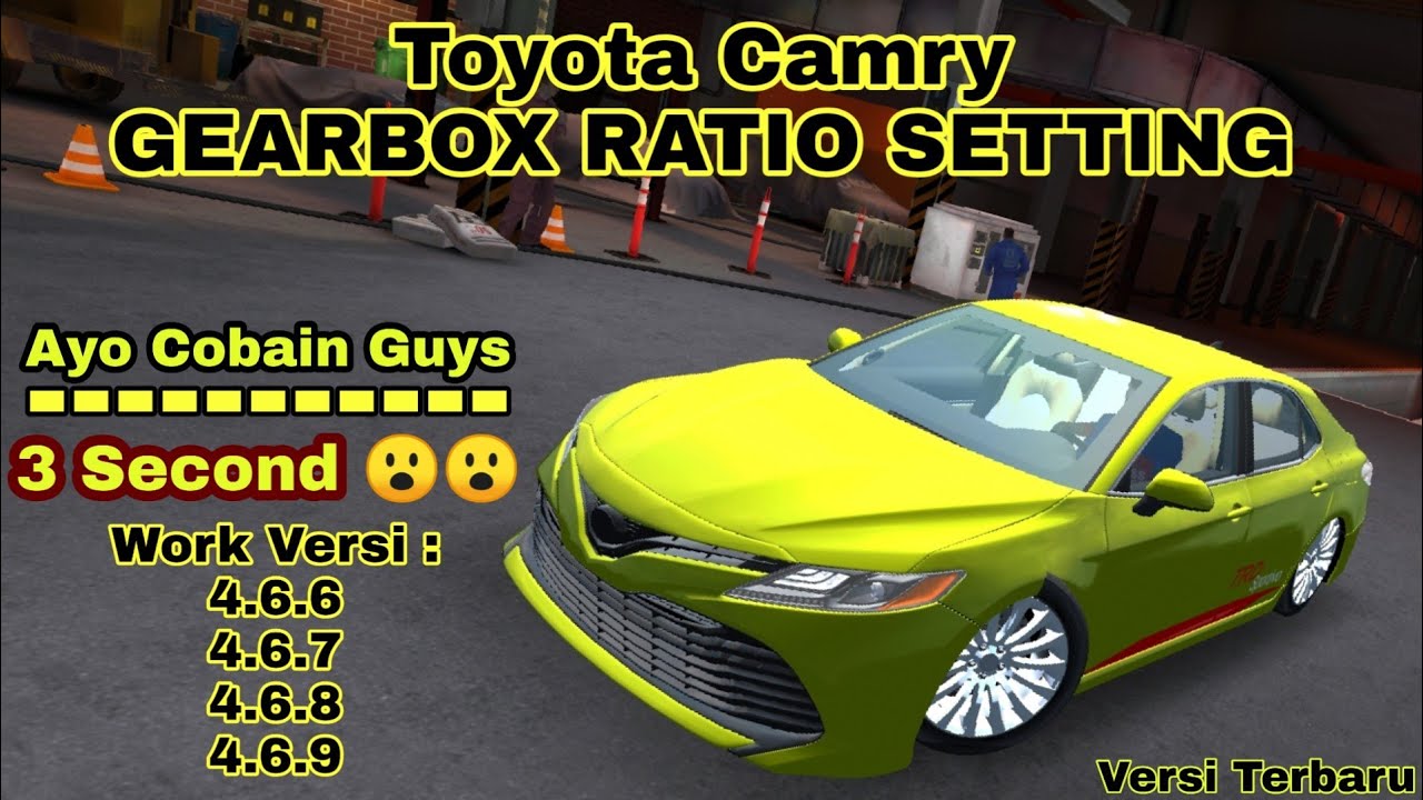 TOYOTA CAMRY GEARBOX RATIO SETTING CAR PARKING MULTIPLAYER YouTube