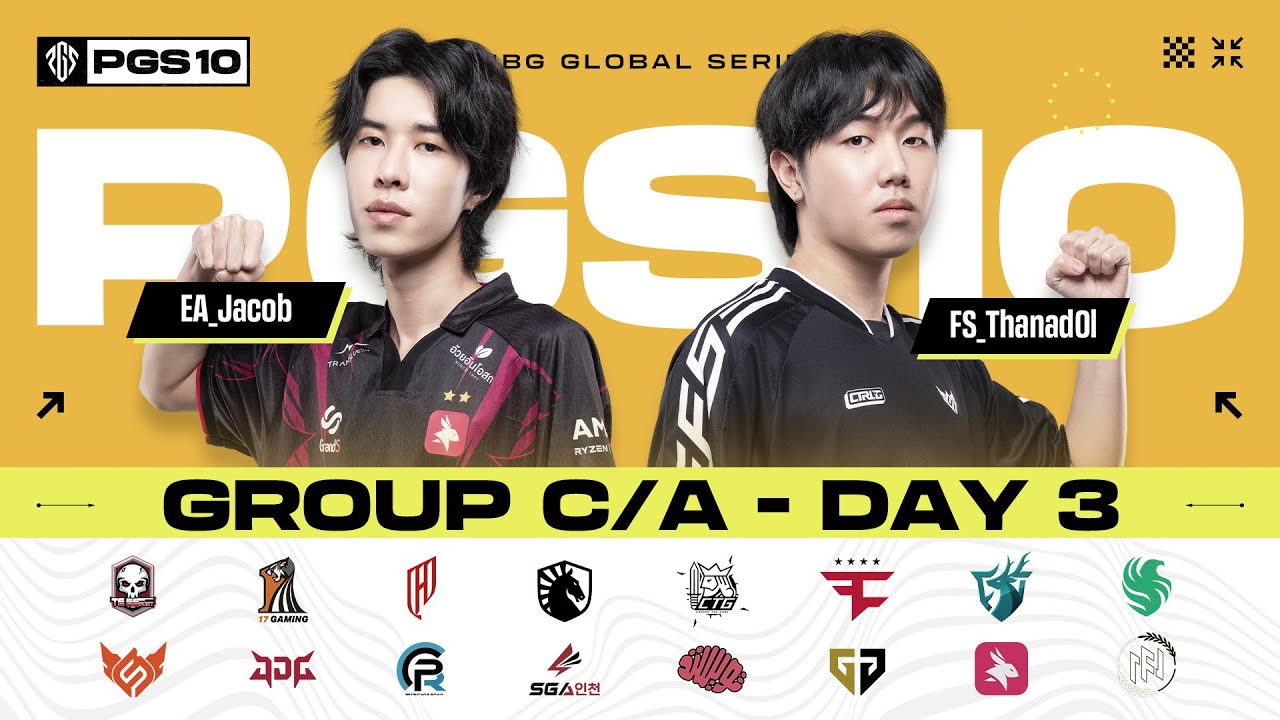 🔴LIVE สด! 𝐏𝐔𝐁𝐆 𝐆𝐥𝐨𝐛𝐚𝐥 𝐒𝐞𝐫𝐢𝐞𝐬 𝟏𝟎 | Group Stage วันที่ 3