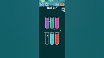 Water Color Sort Level 5154 WalkThrough Solution