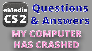 eMedia CS2 Q&A: My computer has crashed