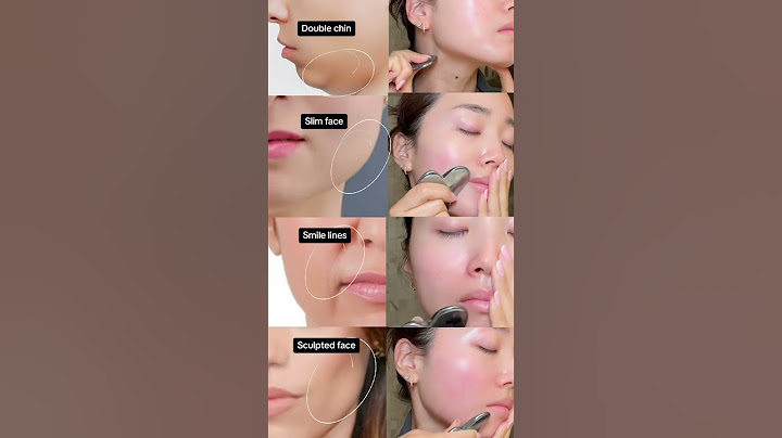 Quick Gua Sha moves for #doublechin #smilelines #tmj #sculptedface
