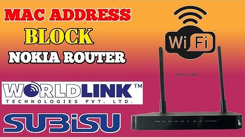 How to block wifi users on Nokia router||How to block wifi users