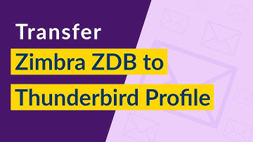 ZDB to Thunderbird Migration Process to Directly Store Zimbra ZDB Mailboxes to Thunderbird Profile