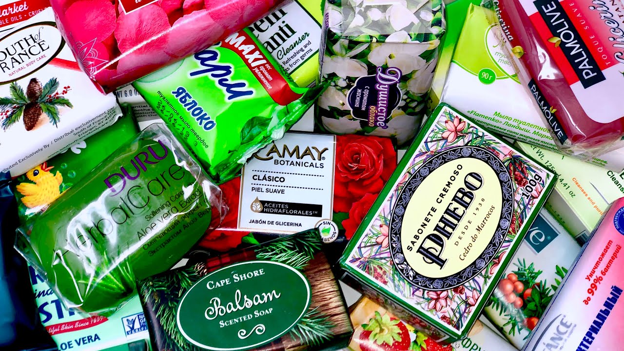 Red and Green - ASMR International Soap Haul - Unwrapping / Unboxing / Opening - TINGLY!