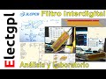 Filtro Interdigital Microstrip | Análisis con Qucs y Pruebas con Analizador | Sponsor JLCPCB