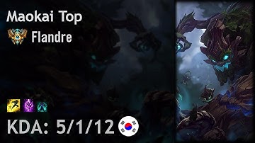 Maokai Top vs Kennen - Flandre - KR Challenger Patch 6.20