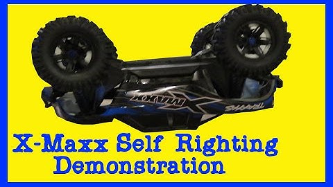 Traxxas X-Maxx Self Righting Demonstration