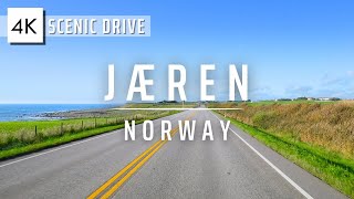Scenic Jæren Drive along Norways Longest Beaches | Part 2: Egersund to Orrestranda [relaxing music]