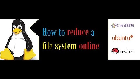 How to reduce a file system under LVM in redhat, Linux, ubuntu,  Centos (English)