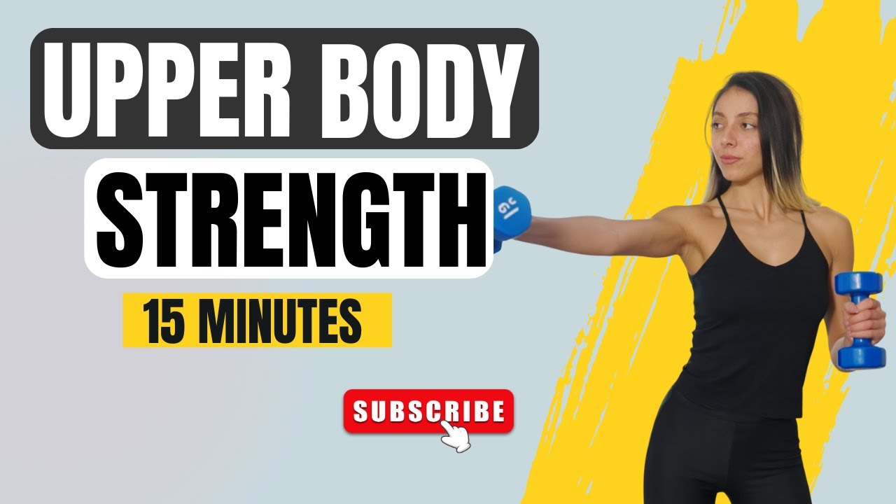 15-Minute Upper Body Dumbbell Workout | Build Strength at Home with ...