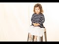Girls’ Striped High-Low Hem Top: Coordinating Mother-Daughter Sustainable Textile Solution丨Fanterco
