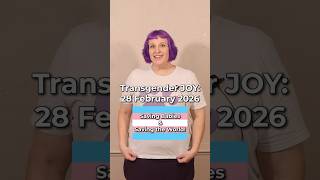 Transgender JOY: Saving Babies &amp; Saving the World!