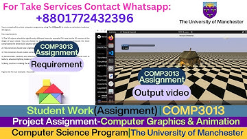 Student Work(Assignment)|COMP3013 Creating a Realistic 3D House with OpenGL|University of Manchester