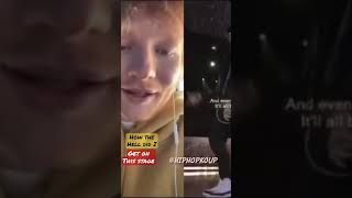 Eminem Helped Cure Ed Sheraan Of His Stuttering #eminem #edsheeran #stan #explore